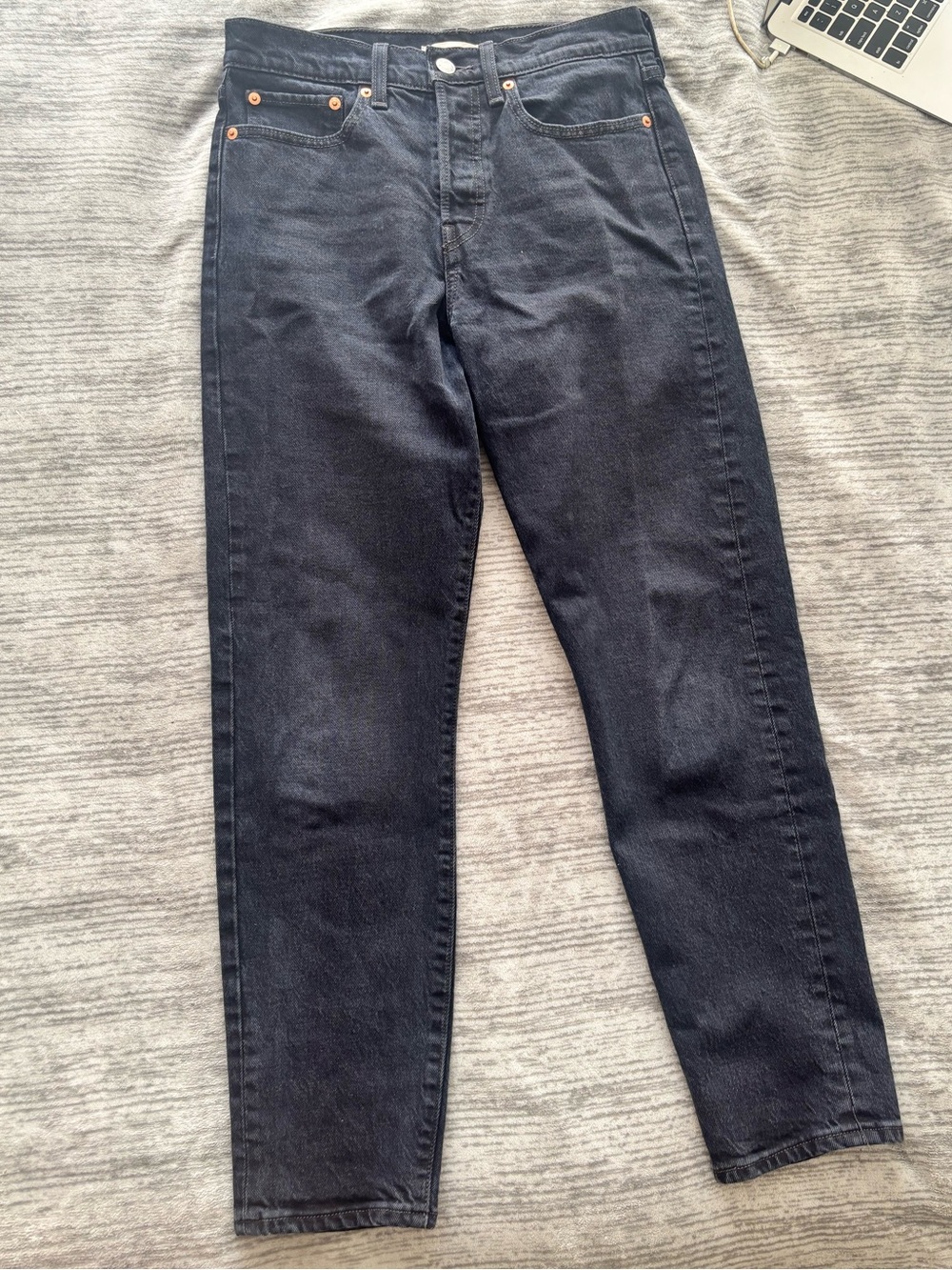 Levi's Wedgie Jeans - Black Denim